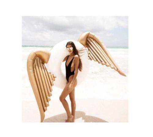 INFLATABLE GOLDEN WING SWIMMING RING