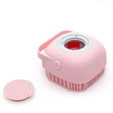 SILICONE MASSAGE BATH BRUSH WITH LIQUID DISPENSER