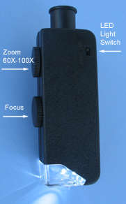 Mini Illuminated Zoom Microscope