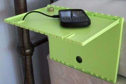 FOLDING BEDSIDE SHELF