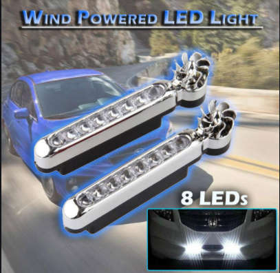 WIND POWERED LIGHT 2PC