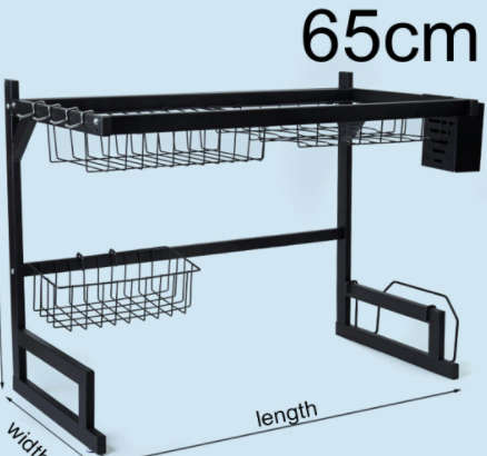 65cm OVER THE BASIN DISH RACK