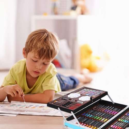145 PIECE ALLUMINIUM ART SUITCASE