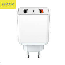 AIVR 2 PORT USB CHARGER + TYPE C ADAPTOR