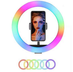13" RGB ring fill light with stand