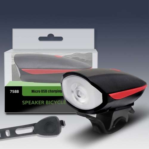 BICYCLE LIGHT WITH HOOTER