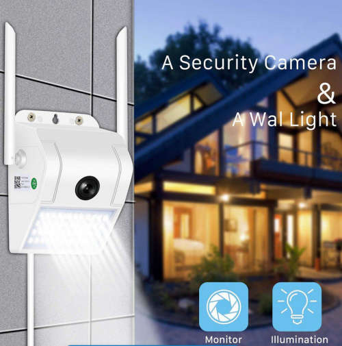 JORTAN WIFI WALL LAMP IP CAMERA