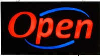 LED EPOXY OPEN SIGN