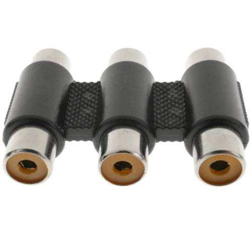 3 RCA FEMALE  TO 3 RCA FEMALE ADAPTOR