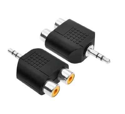 3.55MM TO 2 RCA ADAPTOR