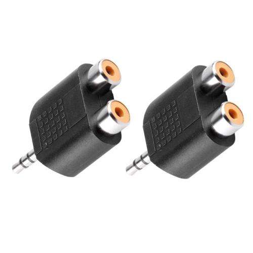 3.55MM TO 2 RCA ADAPTOR