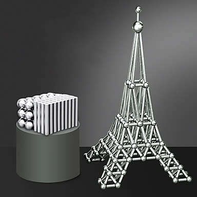 MAGNETIC STICKS AND BALLS 63 PC KIT