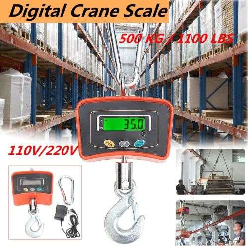 DIGITAL HANGING SCALE 500KG