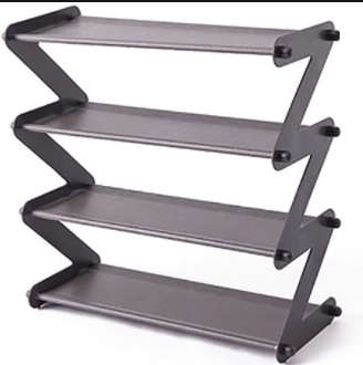 Z-SHAPED SHOE RACK