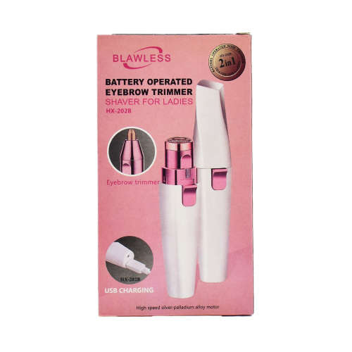 2 IN 1 EYEBROW TRIMMER AND SHAVER