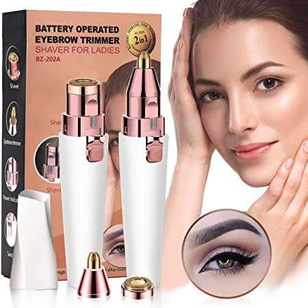 2 IN 1 EYEBROW TRIMMER AND SHAVER