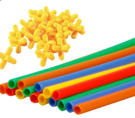 STRAW BUILDING SET