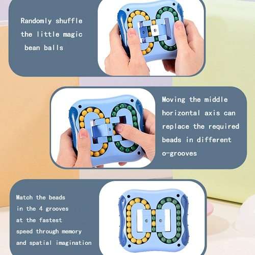 ROTATING IQ BALL PUZZLE GAME DOUBLE SIDED