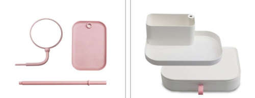 COSMETIC ORGANIZER AND MIRROR