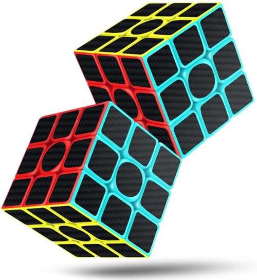 3X3 SPEED CUBE CARBON FIBRE STICKER