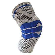 Silicone Spring Knee Brace Sport Support Strong Meniscus Compression Protection