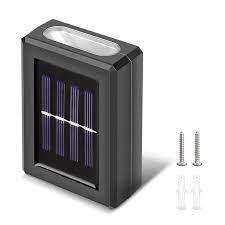 Solar Wall Light Up And Down Glow Wall Light Outdoor Garden Lamp Waterproof