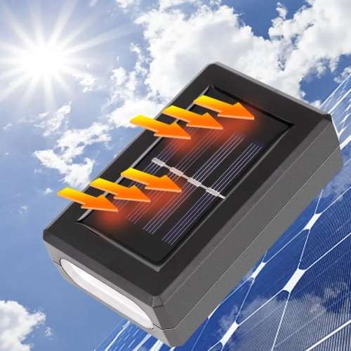 Solar Wall Light Up And Down Glow Wall Light Outdoor Garden Lamp Waterproof