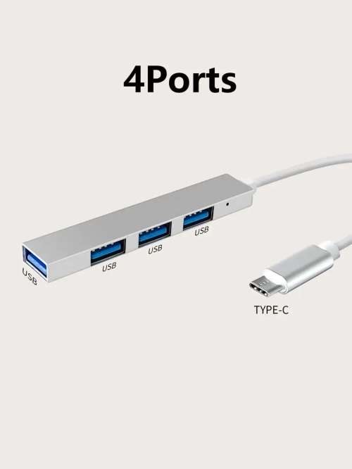 Type C to USB Adapter 4 Port hub
