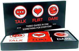 Talk Flirt Dare (Adult Card Game)