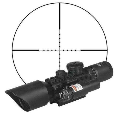Rifle Scope Laser Sight M9 LSE-10X42E Combo