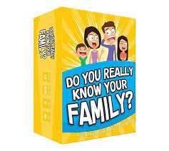 Do You Really Know Your Family? Card Game