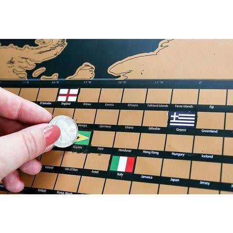Scratch World Map