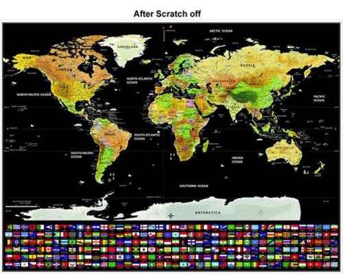 Scratch World Map