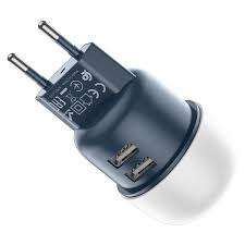 Hoco C87A Dual Port Night Light Charger