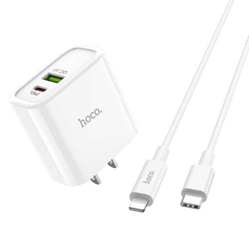 Hoco C80A Type-C to Lightning QC3.0+adaptor