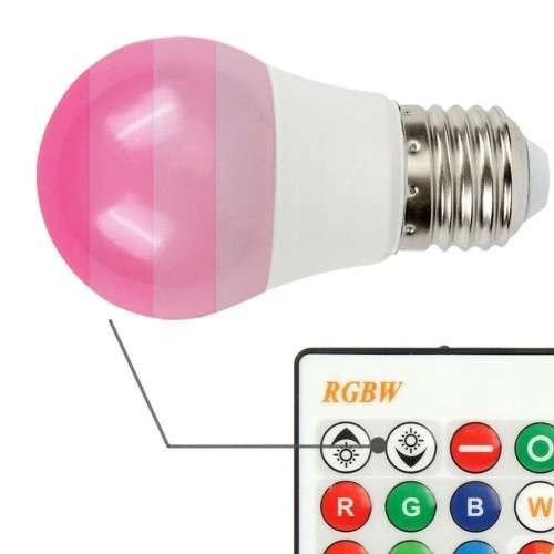 7W RGB Colour Changing Bulb
