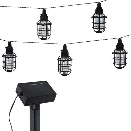 10PC Solar Cage String Lights