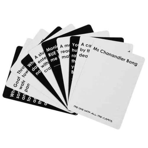 THE ONE WITH ALL THE CARDS