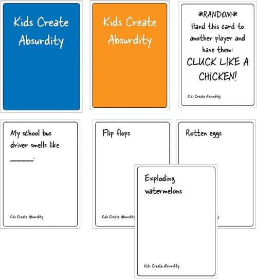 KIDS CREATE ABSURDITY
