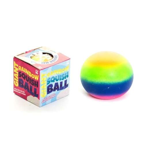 GIANT RAINBOW SQUISH BALL