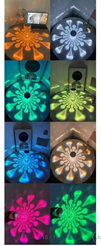 18CM RGB BUBBLE CRYSTAL LIGHT