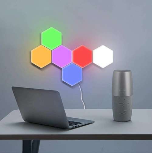 6PK RGB REMOTE STICKUP LIGHTS