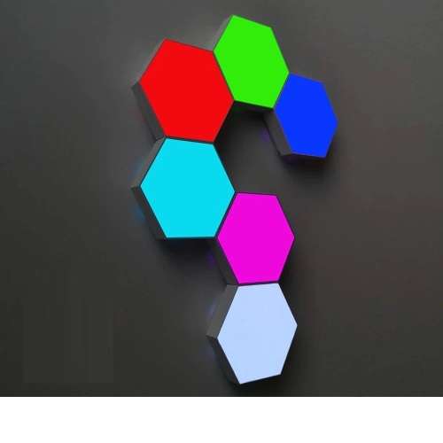 6PK RGB REMOTE STICKUP LIGHTS