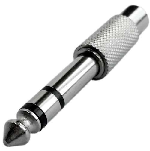 ADAPTOR 6.5 MALE TO RCA FEMALE