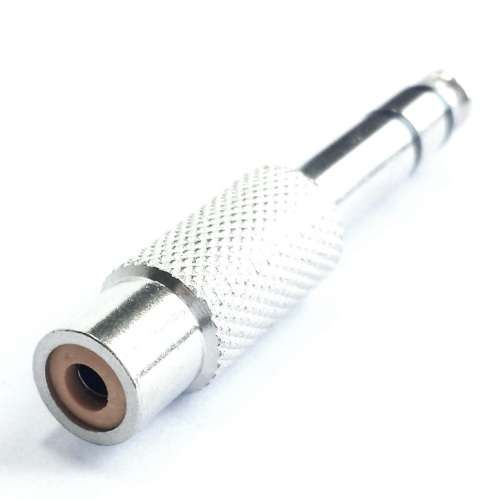 ADAPTOR 6.5 MALE TO RCA FEMALE