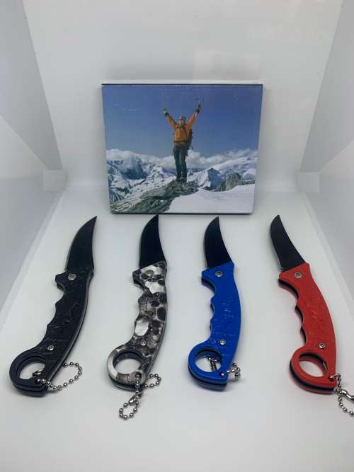 4PC KEYCHAIN KARAMBIT KNIFE SET