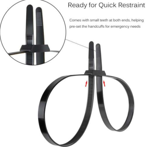 HEAVY DUTY CABLE TIE HANDCUFF