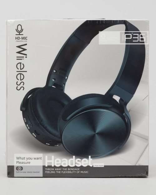Wireless headphones, P36 model.