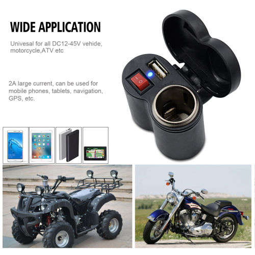 12v Bike Lighter Socket Adaptor