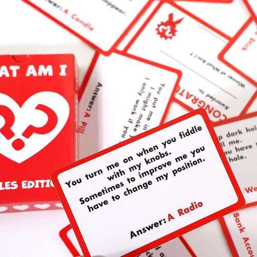 What Am I?  Couples card game
